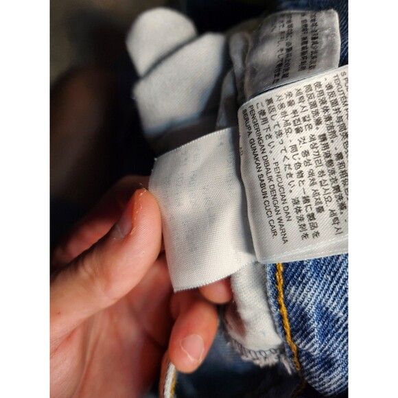 Levi’s 505 Regular Fit Men’s Jeans 40x36 Blue Medium Wash Denim Red Tab - Picture 6 of 6